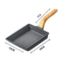 4-In-1 Non-Stick Frying Pan: Perfect Meat, Eggs, Hamburgers, And Sandwiches All In One Pan! - màu đen - Xem 7