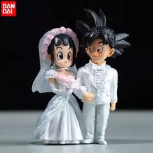 bandai 卡卡羅特與琪琪婚禮場景 Q 版 PVC 動漫角色收藏雕像模型裝飾禮品 | 完美萬聖節禮物－生日、週年紀念、畢業、返校、婚禮季節與節日禮物，適合粉絲、收藏家展示、動漫主題派對裝飾與 Cosplay 道具，收藏禮品，成人動漫收藏品 - 彩色 - 查看 2