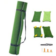 PRO - Alfombrilla de golf de 1,5 x 1,2 m, material de entrenamiento para practicar golf en interiores y exteriores - Verde - Ver 8