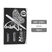 3pcs/6pcs Set Gold, Silver And White Metal Marker Pens, Medium Tip Metal Markers, Suitable For Crafting, Black Card Art, Doodling, Handmade Projects And Scrapbooking Decoration. - Multicolor - View 15