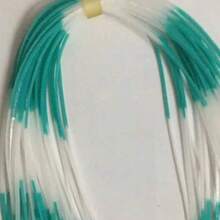 30个硅胶鱼线裙边，适用于旋转亮片、嗡嗡饵、蛙饵等，橡胶线，用于DIY路亚饵/鱼饵，颜色多样