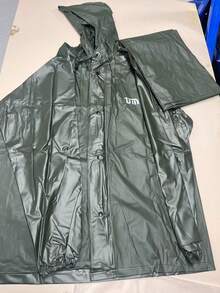 Men's Rainsuit, Detachable Heavy Duty Adult Motorcycle Rain Jacket And Pants Set, Black, Suitable For Cycling, Outdoor Work, Hiking Insulation, Galentines, Puppy, Carnival