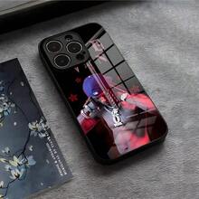 Funda de teléfono Raper K-King Von para 17 16 E Pro Max 15 14 13 12 Pro 11 Max Plus, cubierta de vidrio negro - Negro 4 - Ver 10