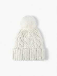 1/2/3pcs Warm Knitted Beanie Hat, Fashionable & Versatile, Suitable For Daily Outings, Ice Skating, Skiing And Other Cold Weather Activities Winter Gear Valentines Gift - Multicolor - View 17