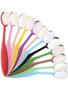 5pcs/Pack Small/ Large Smooth Blending Brushes Soft Drawing Painting Brushes Flat Kit For DIY Cards Making Ink Application Tools When Crafting - Multicolor - View 3