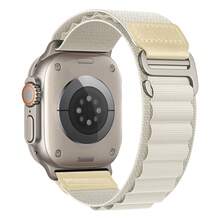 Loop With Leather Design Compatible With Apple Watch Bands Ultra 3 2 1 (49mm) & Series 11 10 9 8 7 6 5 4 SE (46mm 45mm 44mm) Series 3 2 1(42mm) , Soft Stretchy Nylon Sport Band Compatible With IWatch Men Women - 44/45/46/49mm - View 11