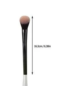 1pc Angled Contour Makeup Brush, Soft & Versatile Face Powder, Blush, Highlighter Cosmetic Tool,Foundation Brush,Concealer Brush,Blush Brush,Contour Brush,Blush Brush,Bronzer Brush,Powder Brush,Foundation Brush,Blush Brush - Black - View 8