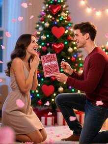 1pc Valentine's Day Greeting Card, "I WILL ALWAYS LOVE YOU". Valentine's Day Expression Of Love, Suitable For Giving To Boyfriend, Girlfriend, Husband, Wife, Lover, Confession Card, Family Greeting Card, Anniversary Gift - Multicolor - View 5