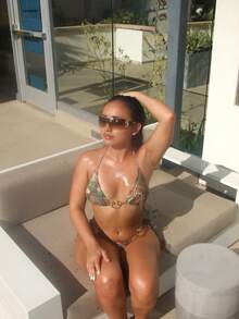 两件套全身印花性感针织面料扭结后背系带泳衣，适合度假、海滩、四季穿着 - 彩色 - 查看 2