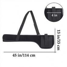 Deep Concealment Shoulder Holster, Universal Underarm Gun Holster For Men And Women, Fits Subcompact And Compact Pistols For S&W Bodyguard, M&P Shield 9mm, G-Lock 19 26 42 43, Ruger LCP, LC9, Sig P365 - Black - View 11