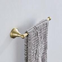 Flybath - Toallero de barra abierto latón montaje en pared 29 cm Antiguo Bronce cepillado Towel Ring - BronceCepillado - Ver 2