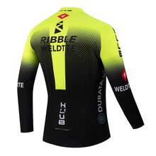 Team Spring /Autumn Cycling Jersey Long Sleeves Men MTB Bicycle Shirt Team Bike Wear Summer Outdoor Quick Dry Clothes Sportswear