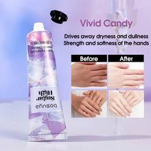 5pcs Gift Set Of Hand Cream, Gift Set, Fruits Plant Fragrance Hand Cream,Moisturizing Hand Cream Travel Size Mother's Day Gift Set For Dry Cracked Hands,Mini Hand Lotion Christmas Gifts Set,Hydrating Hand Care Cream For Men & Women,Mother's Day Gift,Gifts For Her , Festive Gifts - Mauve Purple - View 4