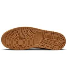 Men's Jordan 1 Low SE Flax/Flax-Varsity Red-Muslin (HV4089 200) - Brown - View 6