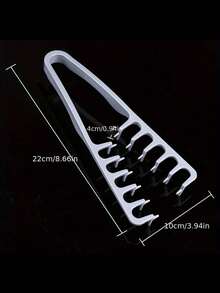 This Wide-Tooth Comb Is Suitable For Both Men And Women. It Can Brush And Fluff The Hair. The ABS Plastic Textured Handle Is Suitable For All Hair Types. Specially Designed For Styling, It Is Very Suitable For Use In The Bathroom, Scalp Massage, Back-To-School Season, Travel, And Daily Life. It Is Also An Excellent Holiday Gift For Family And Friends. - Multicolor - View 7