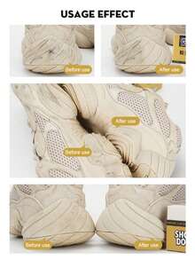 1块麂皮橡胶擦，用于清洁鞋子，去除漆皮或网面运动鞋上的污渍，去除鞋子上的磨损痕迹，干洗，无需用水的鞋履清洁块，适用于麂皮、磨砂皮和皮革运动鞋，便携式干擦鞋擦，适合旅行和日常使用，有效清洁痕迹和污垢，是运动鞋爱好者的必备鞋履保养工具，适用于麂皮、磨砂皮、天鹅绒、运动鞋、皮革鞋。 - 彩色 - 查看 5