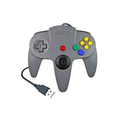 US Wired Controller Joystick Compatible With Nintendo 64 N64 Video Game Console