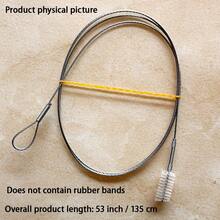 Stainless Steel Refrigerator Drain Cleaner, Icy Blockage Remover Cleaning Brush, Drain Pipe Clearing Tool - Multicolor - View 6