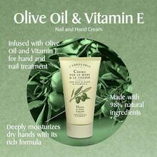 Crema para manos y uñas LErbolario L'erbolario - con aceite de oliva y vitamina E - mantiene la elasticidad y previene enrojecimiento y agrietamiento, libre de crueldad - 2.5 oz - 1 - Ver 2