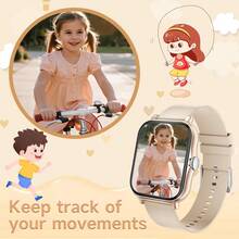 SIMSONLAB 2026新款1.83英寸高清全触控屏智能手表，专为儿童和青少年设计，具备电话拨号/接听、计步器、卡路里计数、多种运动模式、信息提醒和来电提醒等功能，是一款多功能智能手表，也是送给男孩女孩的最佳节日礼物。