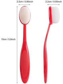 5pcs/Pack Small/ Large Smooth Blending Brushes Soft Drawing Painting Brushes Flat Kit For DIY Cards Making Ink Application Tools When Crafting - Multicolor - View 5