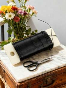 一条色彩鲜艳的金属花线，柔韧的桨状线，花店花园线，适用于插花、花环、DIY手工艺品、花卉装饰、节日装饰、礼品包装、花店用品 - 顏色隨機 - 查看 5