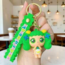 1pc Set Cute Kpop Christmas Keychain, Cartoon Pendant For Girls, Mira Zoey Rumi Keychain, Tiger Keychain, Couple Keychain, Anime Phone Charm, Bag Accessory, Friend Gift (Silicone Product, Slight Color Transfer Is Normal) - Multicolor - View 7