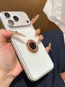 Support de téléphone avec anneau de maintien et strass, miroir et support pour maquillage. Haute qualité, compatible avec et Android. Cadeau pour anniversaire, famille, amis. Idéal pour salle de bain, cuisine, anniversaire. Accessoires de téléphone avec une grande capacité de charge. - Multicolore - Voir 4