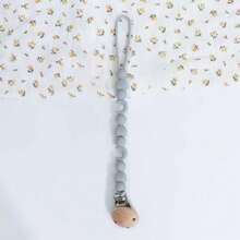 1-Piece Silicone Baby Pacifier Clip - Anti-Lost Soother Chain With 1 Clip - Multicolor - View 21