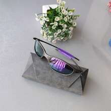 Colorful Sunglasses, Juliete-M Fashion, All-Match Unisex, Metal Temples, Plastic Frame. - Màu tím - Xem 3