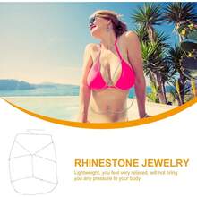 Women's Body Chain Rhinestone Elegant Chain Accessory - 預設 - 查看 7