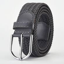 Casual Stretch Braided Web Belts For Mens Women,Stretch Woven Elastic Waistband - Not Tight On The Waist - Same Style For Both Men And Women.Canvas Without Holes, With Needle Fasteners For Casual Pants. - Xám - Xem 13