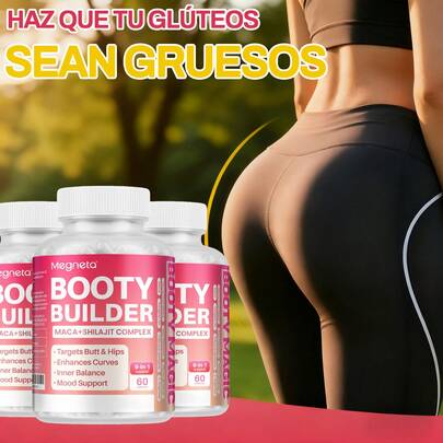 Megneta Las cápsulas BBL elevan las caderas, mejoran las caderas y el pecho, mejoran la forma, promueven la energía femenina, ricas en fórmulas vegetales naturales como epimedium, makaka y dongali, cápsulas avanzadas especialmente diseñadas para mujeres modernas, 60 cápsulas