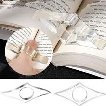 Book Page Holder With Dried Flower Embellishments And Thumb Ring Clip, An Elegant Hands-Free Reading Accessory For Spring-Time Reading Sessions; Durable Page Gripper And Charming Flower Bookmark For Novels, Journals, And Poetry Collections; Ideal Gift For Readers, Students, And Travelers; Lightweight, Compact, And Comfortable To Hold During Long Reading Sessions - Multicolor - View 7