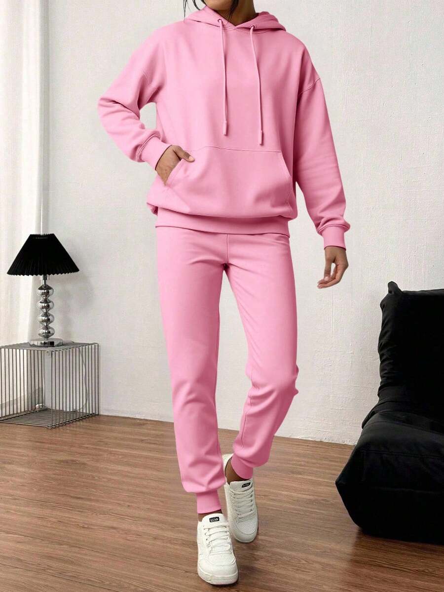 Women Two-Piece Outfits - Baby Pink - View 1
