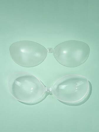 1 片女士防水加厚硅胶胸垫，适用于小胸提拉塑形，特别适合婚纱摄影。