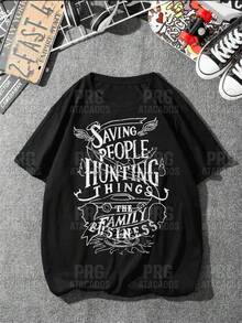 Paranormal Investigation Series T-Shirt Sam  Geek Unisex Men's Women's 100% Cotton Top Premium Streetwear New Release Immediate Shipping Various Colors!! Plus Size - <邪惡勢力3> - 查看 1