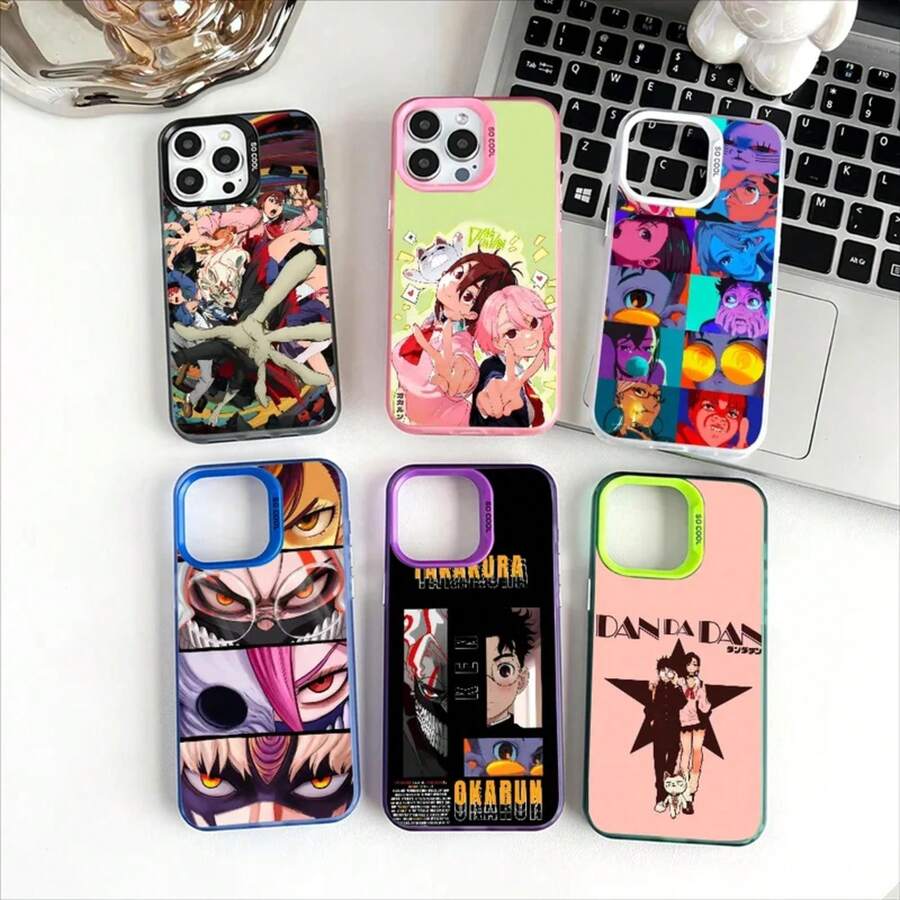 Funda de teléfono Dan Da Dan Anime para Apple 11 12 13 14 15 16 17 Pro Max Plus, funda protectora chapada para teléfono - z2 - Ver 1