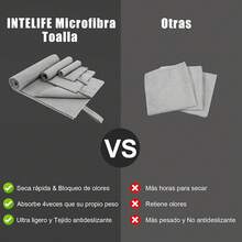 Toalla Microfibra, Toallas de Mmicrofibra 3 PCS, Toalla Secado Rápido - Gris - Ver 6