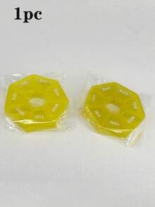 Portable 7-Day Pill Box Weekly 7-Grid Pill Storage Box Round Tablet Storage Box Portable And Sealable Tablet Finishing Box For Vitamins And Pills Travel Medicine Split Packaging Pill Box Suitable For Outdoor Travel And Office Travel Essential For Men And Women Travel Essentials Travel Accessories Travel Must Haves Beach Vacation Summer Holiday School Accessories Back To School Supplies Stuff