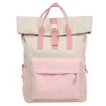 Sac à dos minimaliste en polyester pour femme, grande capacité, sac de voyage décontracté, sac à dos pour ordinateur portable, sac à dos scolaire léger - Kaki - Voir 9