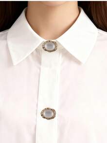 5 piezas de botones decorativos elegantes, adecuados para cárdigans, abrigos de lana, etc., se pueden usar como decoración o como accesorios de ropa DIY - Multicolor - Ver 1