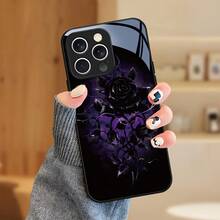 Funda de Teléfono de Vidrio Templado para iPhone 16 16e 15 Pro Max 14 Plus 13 12 11 ProMax, Textura Cristalina, Efecto Espejo, Diseño Exquisito - OT8478 - Colores mixtos - Ver 1