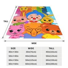Soft Funny Throw Blanket Super Plim Plim Premium Flannel Fleece Lightweight Blanket Warm Plush Blankets All Season Use - Nhiều màu - Xem 5