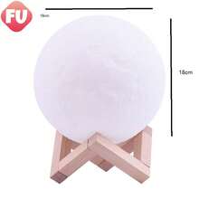 Humidificador Luna con 3 Modos de Luz Blanca y Cálida Aromaterapia. - Multicolor - Ver 6