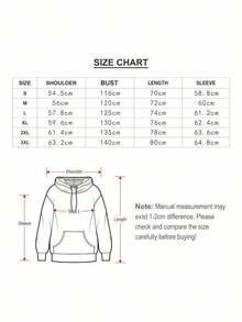 Mens Black Anti Social Club Hoodie Quality Fabric, Loose Fit, Comfort Fit, Casual, Statement Print, Double-Sided Printed - 黑色 - 查看 3