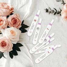 40张粉色刮刮式验孕卡，婴儿派对游戏，女孩主题婴儿派对刮刮乐游戏 - 白色 - 查看 5