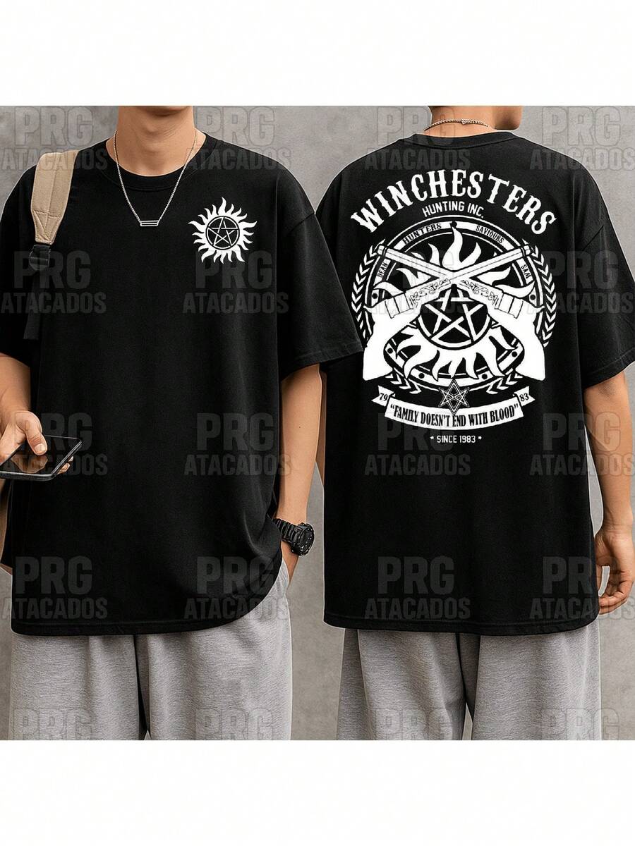 Paranormal Investigation Series T-Shirt Sam  Geek Unisex Men's Women's 100% Cotton Top Premium Streetwear New Release Immediate Shipping Various Colors!! Plus Size - <邪惡勢力>第五季 - 查看 1