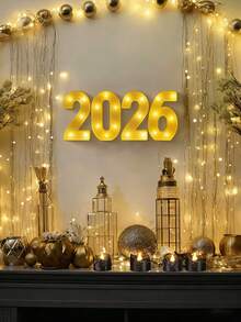 6支装LED电子茶蜡，电池供电橙色无焰茶蜡，2026新年茶蜡灯，室内外仿真1.46英寸防水电子蜡烛，适用于婚礼和家居装饰、圣诞派对生日装饰、浪漫烛光，黑色LED无焰仿真蜡烛新年派对装饰、烛光晚餐，发出柔和的光线，小型夜灯桌面装饰