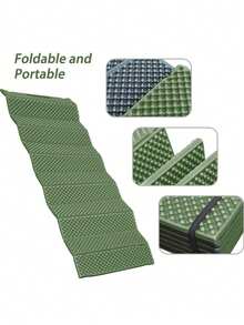 1 pieza/Colchoneta de espuma portátil para acampar, colchoneta de camping plegable y ligera para senderismo al aire libre, picnic - Multicolor - Ver 1